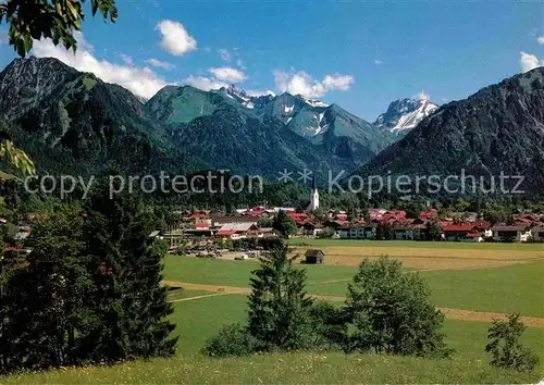 AK / Ansichtskarte Oberstdorf Kegelkopf Gr. Krottenkopf Fuerschiesser  Kat. Oberstdorf