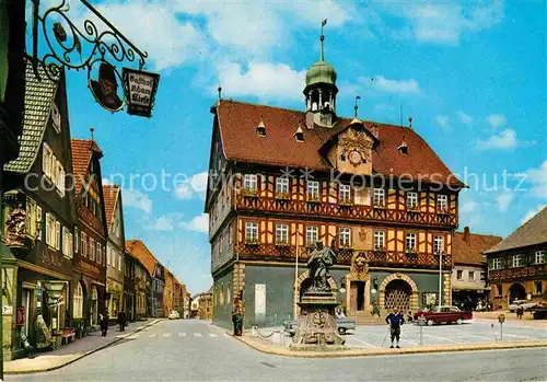 AK / Ansichtskarte Staffelstein Rathaus Kat. Bad Staffelstein