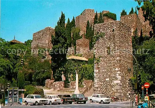 AK / Ansichtskarte Malaga Andalucia Alcazaba Arabe Fachada principal Kat. Malaga