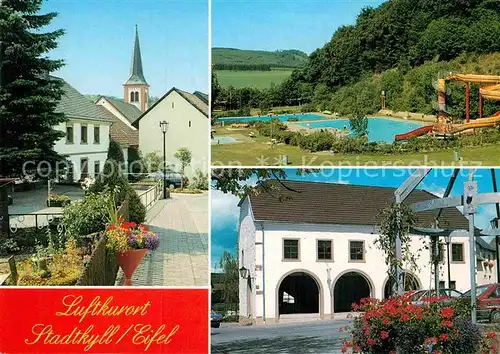 AK / Ansichtskarte Stadtkyll Ortspartien Freibad Kat. Stadtkyll