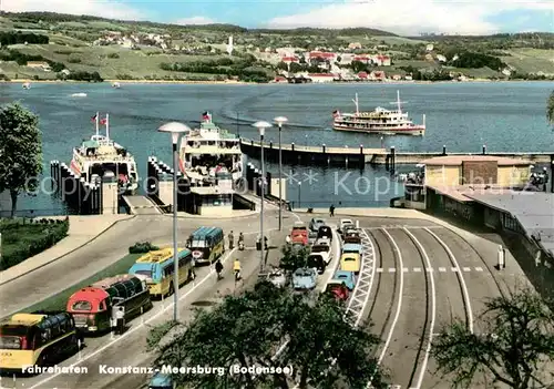 AK / Ansichtskarte Meersburg Bodensee Faehrehafen  Kat. Meersburg