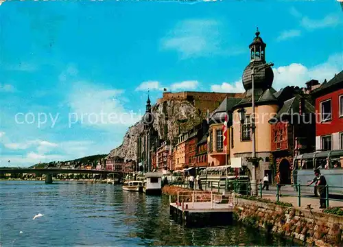 AK / Ansichtskarte Dinant Wallonie Hotel de Ville et la Meuse Kat. Dinant