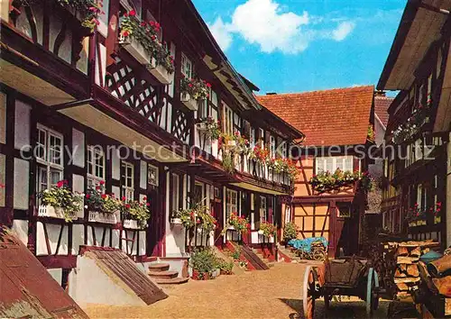 AK / Ansichtskarte Gengenbach Engelgasse Fachwerk Kat. Gengenbach Schwarzwald