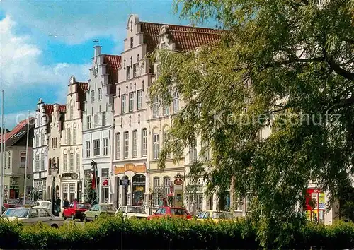 AK / Ansichtskarte Friedrichstadt Eider an Eider und Treene Giebelhaeuser am Markt Kat. Friedrichstadt