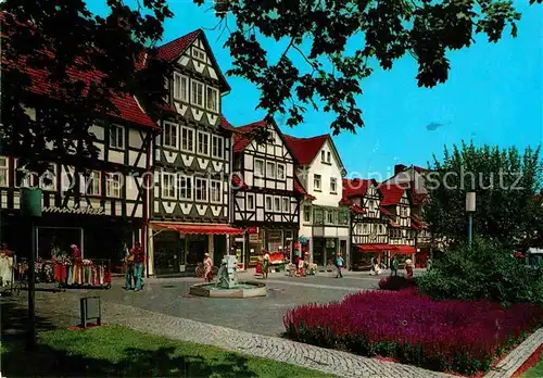 AK / Ansichtskarte Bad Sooden Allendorf Weinreihe Fachwerkhaeuser Kat. Bad Sooden Allendorf