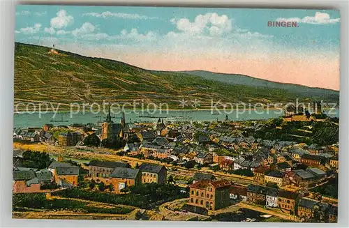 AK / Ansichtskarte Bingen Rhein Gesamtansicht  Kat. Bingen am Rhein