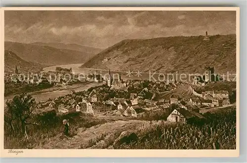 AK / Ansichtskarte Bingen Rhein Gesamtansicht  Kat. Bingen am Rhein