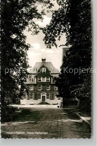 AK / Ansichtskarte Haspe Hagen Haus Harkorten