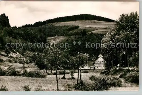 AK / Ansichtskarte Zueschen Sauerland Teilansicht  Kat. Winterberg