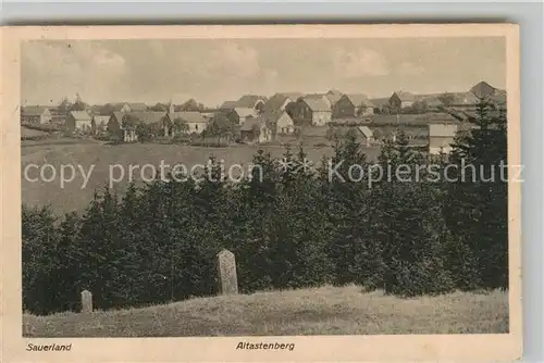 AK / Ansichtskarte Altastenberg Teilansicht  Kat. Winterberg