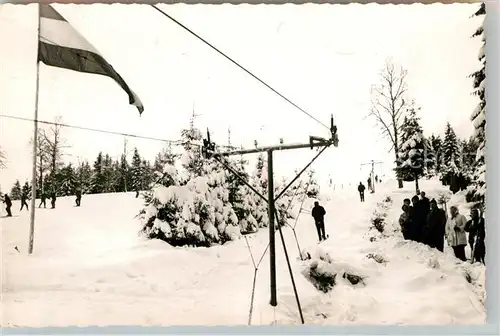 AK / Ansichtskarte Zueschen Sauerland Skilift Kat. Winterberg