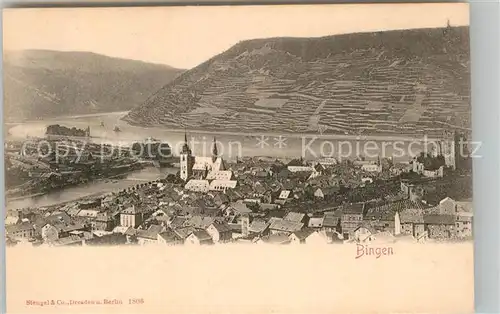 AK / Ansichtskarte Bingen Rhein Panorama  Kat. Bingen am Rhein