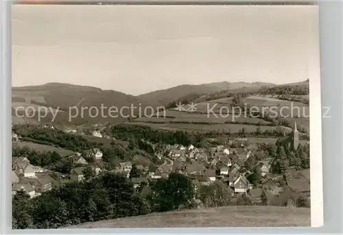 AK / Ansichtskarte Zueschen Sauerland Panorama  Kat. Winterberg