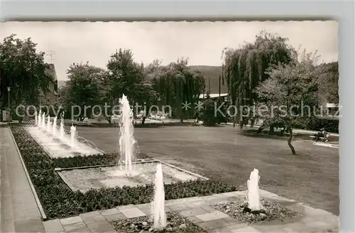 AK / Ansichtskarte Bad Koenig Odenwald Wasserspiele Bahnhofsanlagen Kat. Bad Koenig