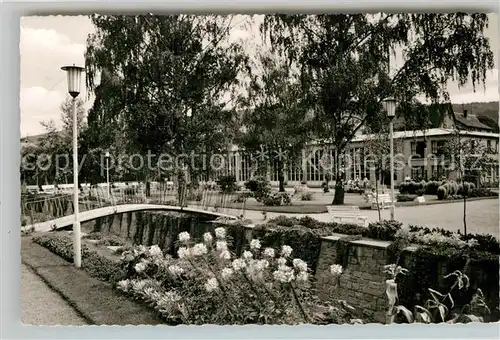 AK / Ansichtskarte Bad Koenig Odenwald Kurgarten Wandelhalle Kat. Bad Koenig