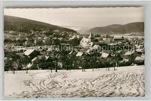 AK / Ansichtskarte Bad Koenig Odenwald Panorama Winterlandschaft Kat. Bad Koenig