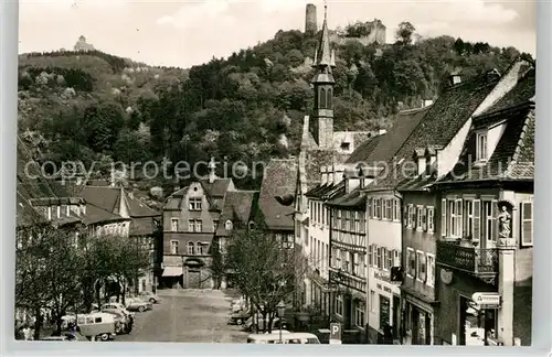 AK / Ansichtskarte Weinheim Bergstrasse Marktplatz Wachenburg Kat. Weinheim