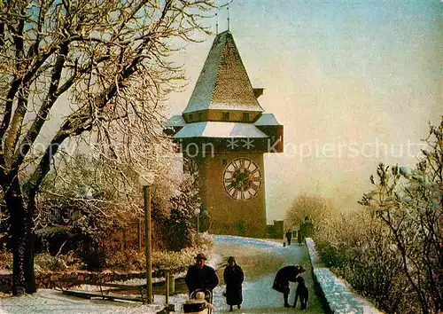 AK / Ansichtskarte Graz Steiermark Uhrturm Kat. Graz