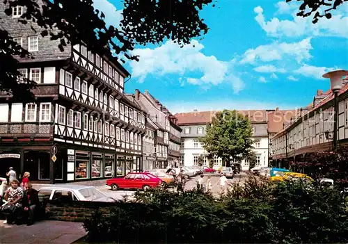 AK / Ansichtskarte Goslar Schuhhof Fachwerkhaeuser Kat. Goslar