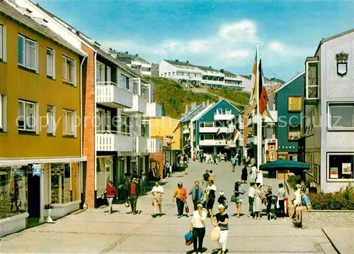 AK / Ansichtskarte Helgoland Geschaeftsstrasse im Unterland Nordseeinsel Kat. Helgoland