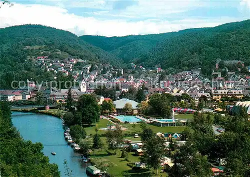 AK / Ansichtskarte Nassau Lahn Teilansicht Luftkurort mit Campingplatz Kat. Nassau