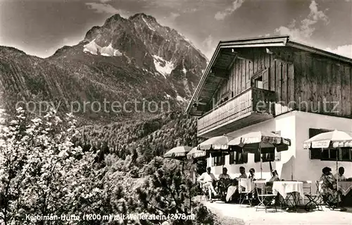 AK / Ansichtskarte Wetterstein Korbinian Huette Kat. Oberstdorf