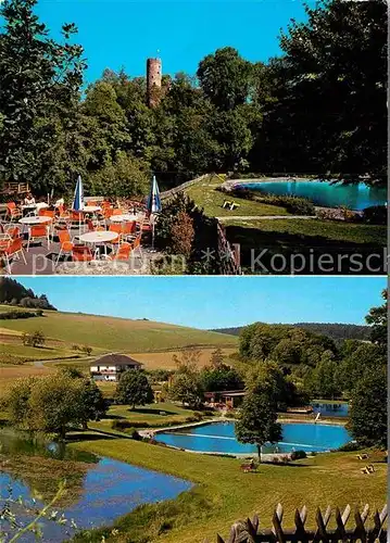 AK / Ansichtskarte Wallenstein Naurbad Camping Burg Wallenstein Kat. Knuellwald