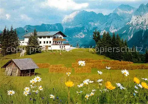 AK / Ansichtskarte Mittenwald Bayern Kranzberg Restaurant St. Anton Kat. Mittenwald