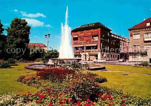 AK / Ansichtskarte Kaiserslautern Am Fackelrondell Brunnen Kat. Kaiserslautern