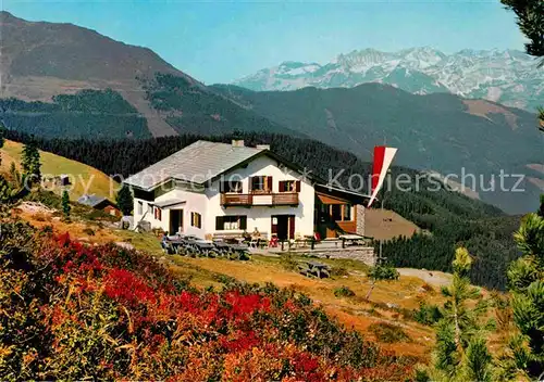 AK / Ansichtskarte Zell Ziller Tirol Alpengasthaus Kaltenbacher Schihuett Rofangebirge Kat. Zell am Ziller