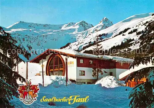 AK / Ansichtskarte Saalbach Hinterglemm Fassl Winter Kat. Saalbach Hinterglemm