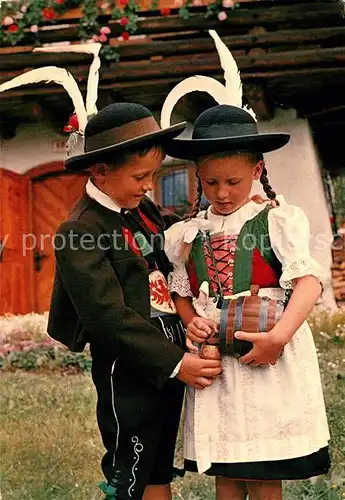 AK / Ansichtskarte Trachten Italien Suedtirol Kinder  Kat. Trachten