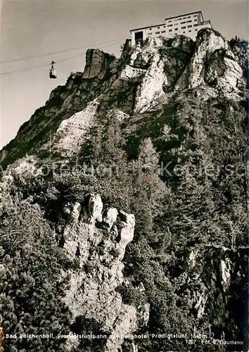 AK / Ansichtskarte Seilbahn Predigtstuhl Bad Reichenhall Gipfelstation  Kat. Bahnen