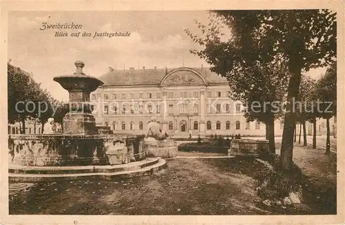 AK / Ansichtskarte Zweibruecken Justizgebaeude  Kat. Zweibruecken