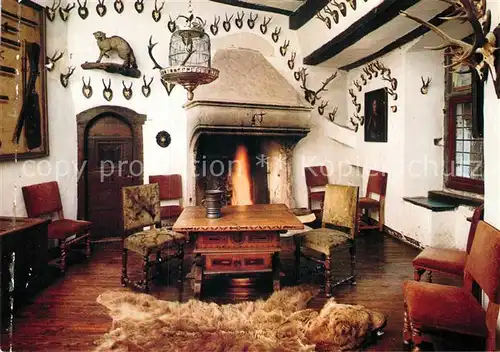 AK / Ansichtskarte Mayen Schloss Buerresheim Jagdzimmer Kat. Mayen