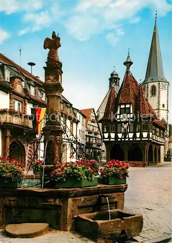 AK / Ansichtskarte Michelstadt Historisches Rathaus Kat. Michelstadt