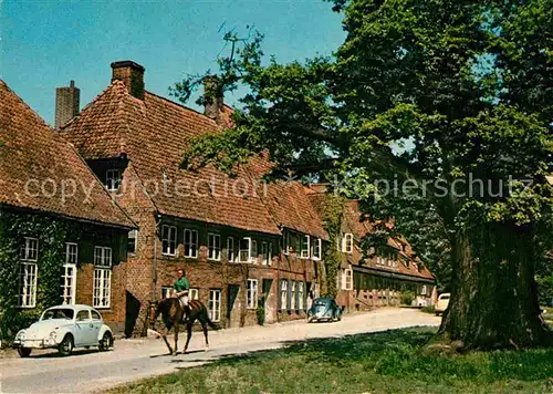 AK / Ansichtskarte Preetz Holstein Kloster Idyll Pferd Kat. Preetz