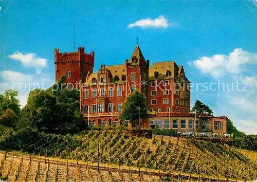 AK / Ansichtskarte Bingen Rhein Burg Klopp Weinberge Kat. Bingen am Rhein