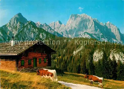 AK / Ansichtskarte Hirschbichl Wasserburg Inn Litzalm Weissbach bei Lofer mit Reiteralpgebirge Kat. Emmering