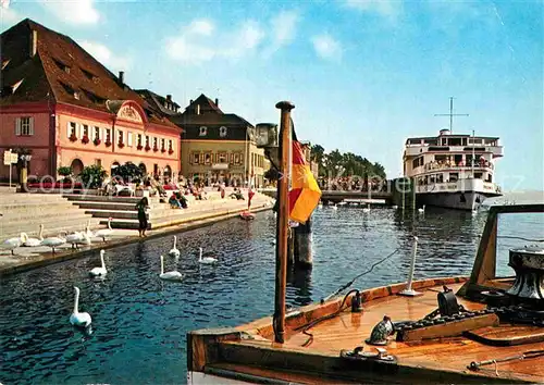 AK / Ansichtskarte ueberlingen Bodensee Schiffsanlegestelle Kat. ueberlingen