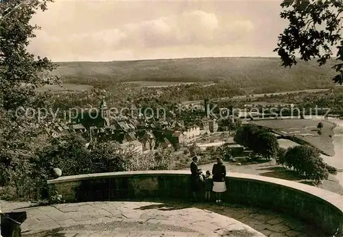 AK / Ansichtskarte Hann. Muenden Panorama am Zusammenfluss von Fulda und Werra zur Weser Kat. Hann. Muenden