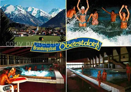 AK / Ansichtskarte Oberstdorf Brandungsbad Kat. Oberstdorf