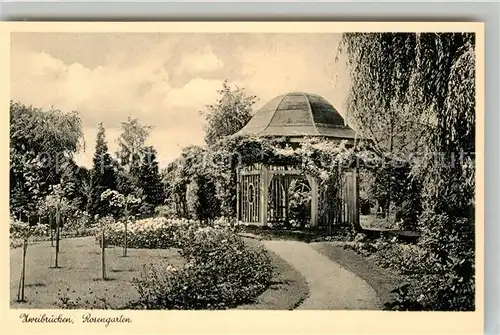 AK / Ansichtskarte Zweibruecken Rosengarten  Kat. Zweibruecken