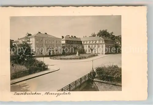 AK / Ansichtskarte Zweibruecken Herzogplatz Kat. Zweibruecken