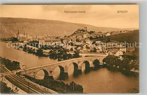 AK / Ansichtskarte Bingen Rhein Nationaldenkmal Kat. Bingen am Rhein