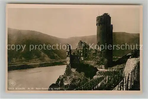 AK / Ansichtskarte Bingen Rhein Ruine Ehrenfels  Kat. Bingen am Rhein