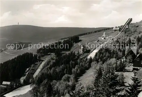 AK / Ansichtskarte Oberwiesenthal Erzgebirge Ski Flugschanze  Kat. Oberwiesenthal