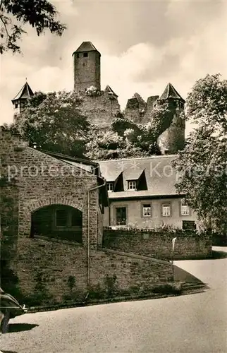 AK / Ansichtskarte Neckarzimmern Burghof der Burg Hornberg Kat. Neckarzimmern