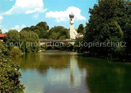 AK / Ansichtskarte Gmund Tegernsee Blick zur Kirche Kat. Gmund a.Tegernsee