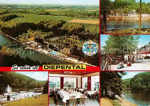 AK / Ansichtskarte Leichlingen Rheinland Cafe Restaurant Talsperre Diepental Kat. Leichlingen (Rheinland)